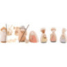 Nativity Set of 11 Pieces Colored - Large - 10,0 cm / 4.0 inch