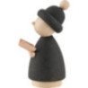 Caroler Child with Book Natural/Anthracite - 7 cm / 2.8 inch