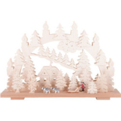 Candle Arch - Sled Dogs - 50x31 cm / 19.7x12.2 inch