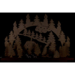 Candle Arch - Sled Dogs - 50x31 cm / 19.7x12.2 inch