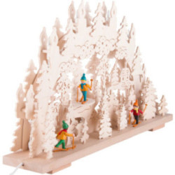 Candle Arch - Winter Fun - 50x31 cm / 19.7x12.2 inch