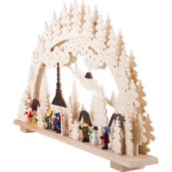 Candle Arch - Christmas in Seiffen - 70x45 cm / 28x18 inch