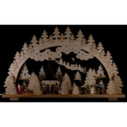 Candle Arch - Christmas in Seiffen - 70x45 cm / 28x18 inch