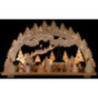 Candle Arch - Winter in Seiffen - 70x45 cm / 28x18 inch
