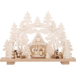 Candle Arch - Angel and Miner - 50x35 cm / 20x14 inch