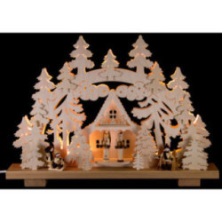 Candle Arch - Angel and Miner - 50x35 cm / 20x14 inch