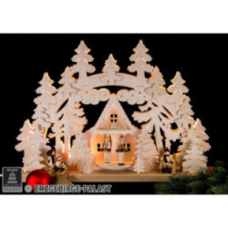 Candle Arch - Angel and Miner - 50x35 cm / 20x14 inch