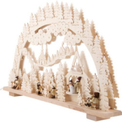 Candle Arch - Winter Landscape - 70x45 cm / 28x18 inch