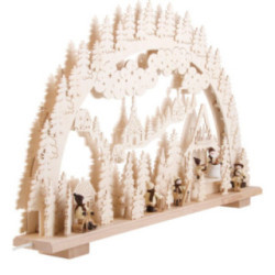 Candle Arch - Winter Landscape - 70x45 cm / 28x18 inch