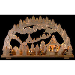 Candle Arch - Winter Landscape - 70x45 cm / 28x18 inch