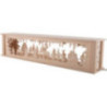 Illuminated Stand for Candle Arches - Forest Hut - 51,5x11,3 cm / 20.3x4.4 inch