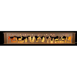 Illuminated Stand for Candle Arches - Lonely Hut - 71,8x11,3 cm / 28.3x4.4 inch