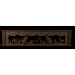 Illuminated Stand for Candle Arches - Winter Forest - 51,5x11,3 cm / 20.3x4.4 inch