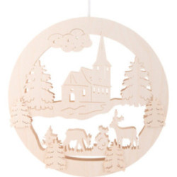 Fensterbild Waldleben - 32 cm