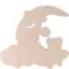 Window Picture - Moon with Bear - 32 cm / 12.6 inch