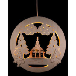 Window Picture - Carolers - 32 cm / 12.6 inch