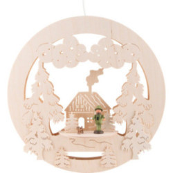 Fensterbild Jäger - 32 cm