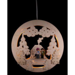 Window Picture - Winter Time - 32 cm / 12.6 inch