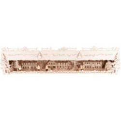 Illuminated Stand - Village Idyll - 72x16 cm / 28.3x6.3 inch
