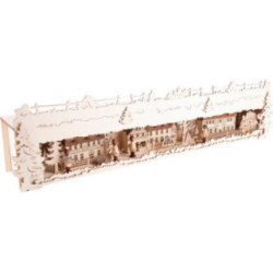 Illuminated Stand - Village Idyll - 72x16 cm / 28.3x6.3 inch