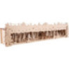 Illuminated Stand - Forest with carved Deers - 73x16 cm / 28.7x6.3 inch