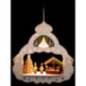 Window Picture - Christmas Market - 38 cm / 15 inch