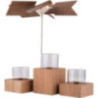1-Tier Pyramid - trio - 30 cm / 11.8 inch
