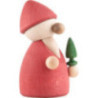 Wichtel rot mit Baum - 4,2 cm