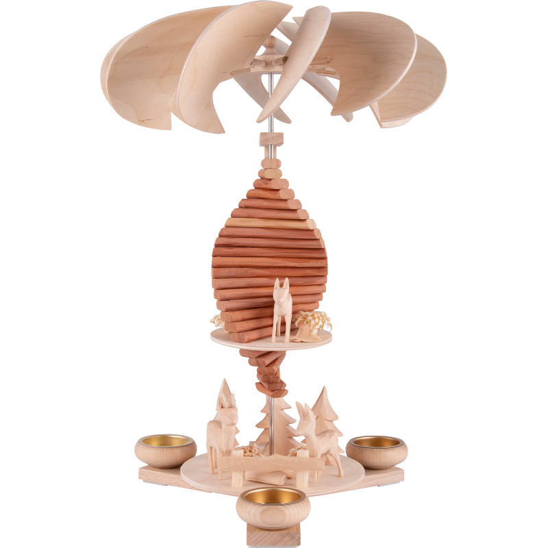 2-stöckige Pyramide "Spirale Zeder" - 40 cm