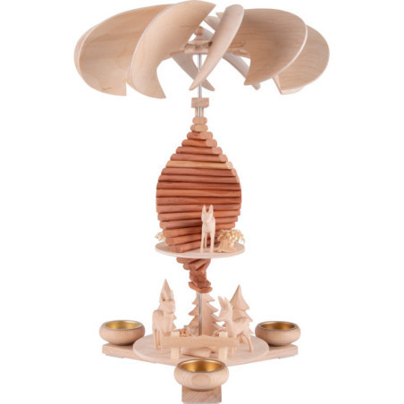 2-stöckige Pyramide "Spirale Zeder" - 40 cm