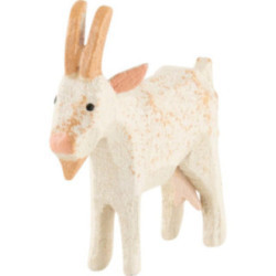 Goat white - 4 cm / 1.6 inch