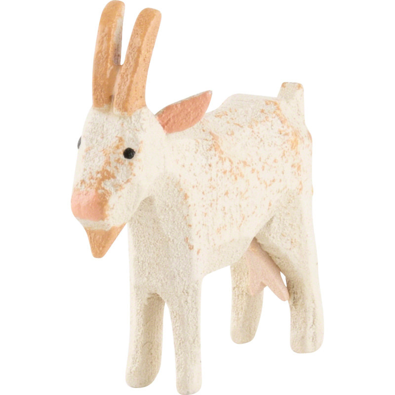 Ziege weiß - 4 cm