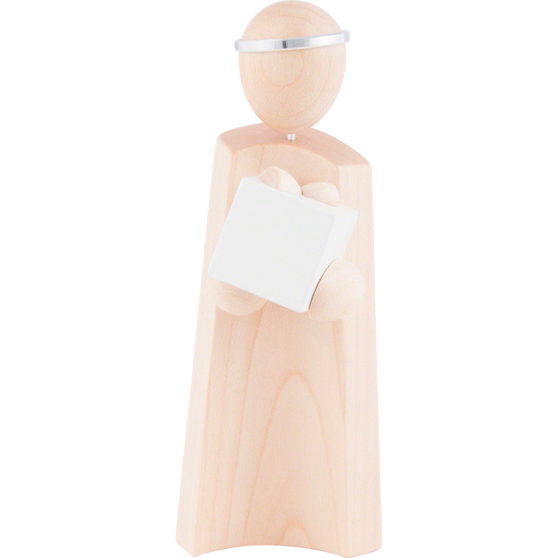 Boy with Present - Natural/White - KAVEX-Nativity - 12,5 cm / 5 inch