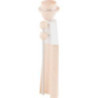 Sheperd with Crook - Natural/White - KAVEX-Nativity - 17 cm / 7 inch