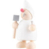 Wight with Hammer and Nails - White - 10,5 cm / 4 inch