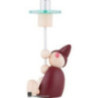 Wicht mit Licht - rot - 14 cm