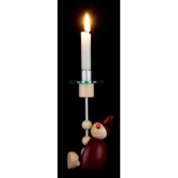 Wicht mit Licht - rot - 14 cm