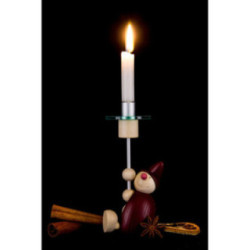 Wicht mit Licht - rot - 14 cm
