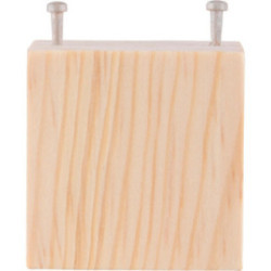 DEKO-Würfel mit 2 Nägeln - 4 cm