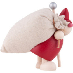 Weihnachts-Wicht mit Sack - 10 cm