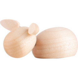 Lamm liegend - natur - KAVEX-Krippe - 2 cm