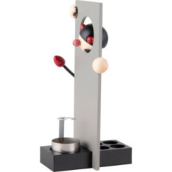 Räuchermännchen & 8222 RauchWICHT Teufel& 8220  grau - 16 cm