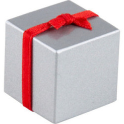 Päckchen - silber - 2 cm