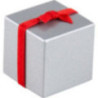 Päckchen - silber - 2 cm