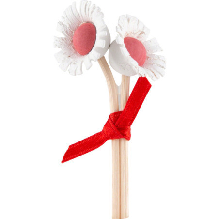Blumenstrauß mit 2 Blüten - 6 cm