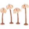Palmen 4er-Set für Thiel-Figuren Krippe - 12 cm