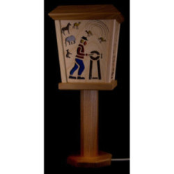Standlaterne Seiffen - 48,5 cm