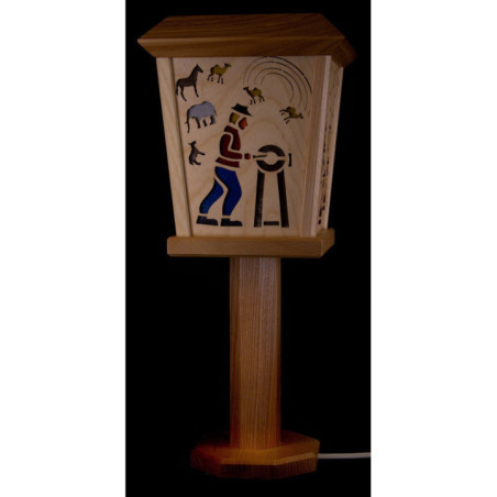 Standlaterne Seiffen - 48,5 cm