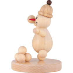 Schneemann Junior "Schneeballwerfer" - 8 cm