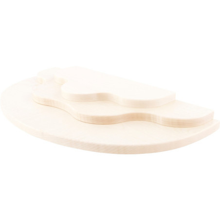 Musikantenplatte natur - 45x24 cm